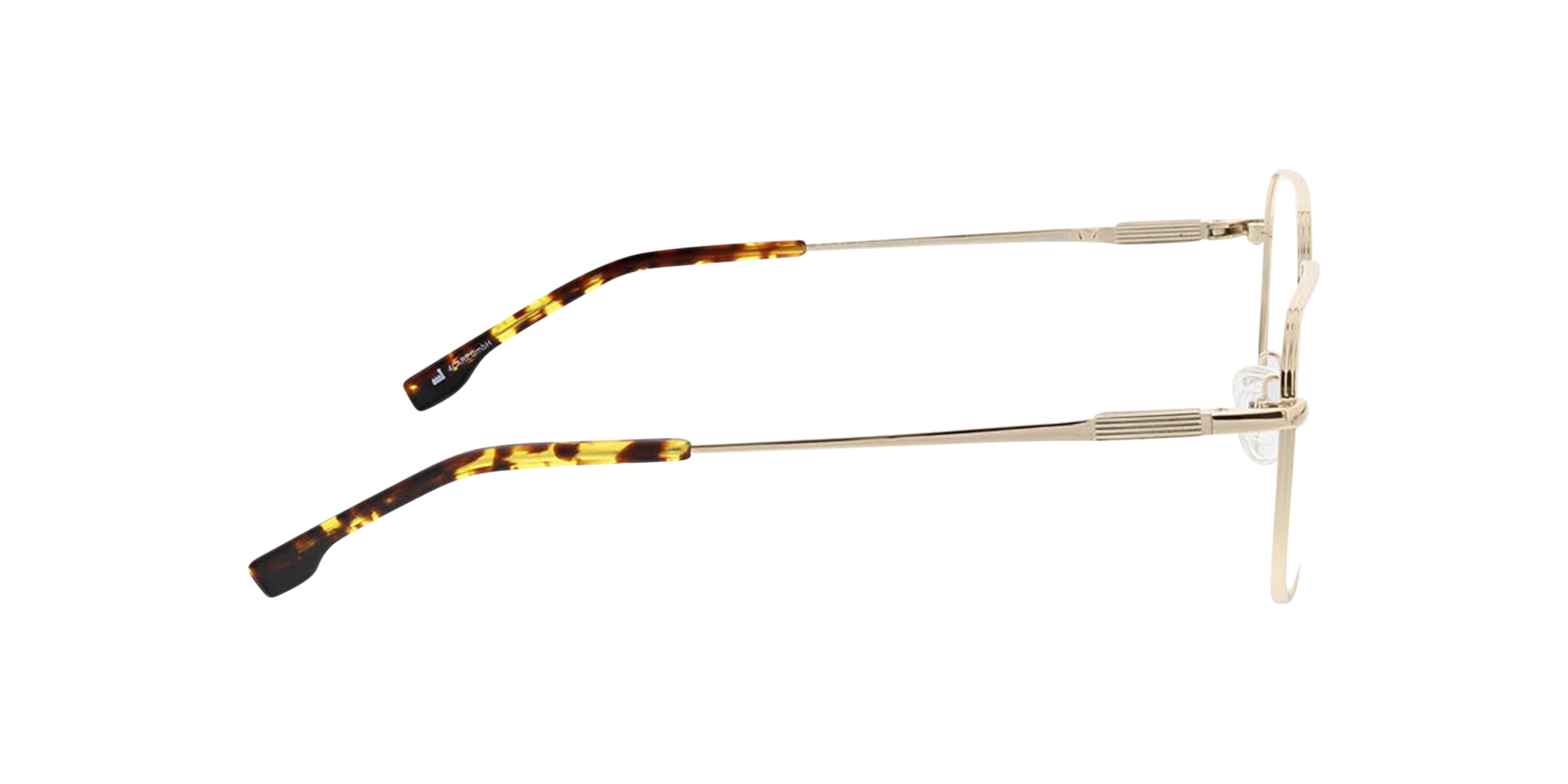 Düsseldorf Goud MetaalEyeglass Frames van B24, Zijaanzicht