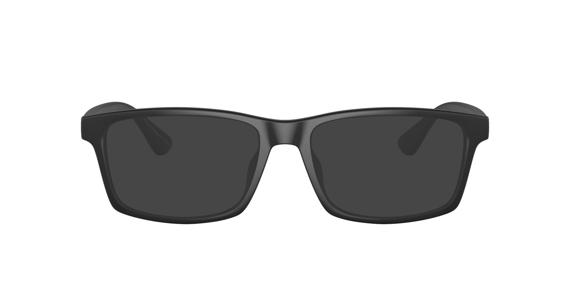 AX3083U Matt Schwarz KunststoffEyeglass Frames von B24, mit getönten Gläsern