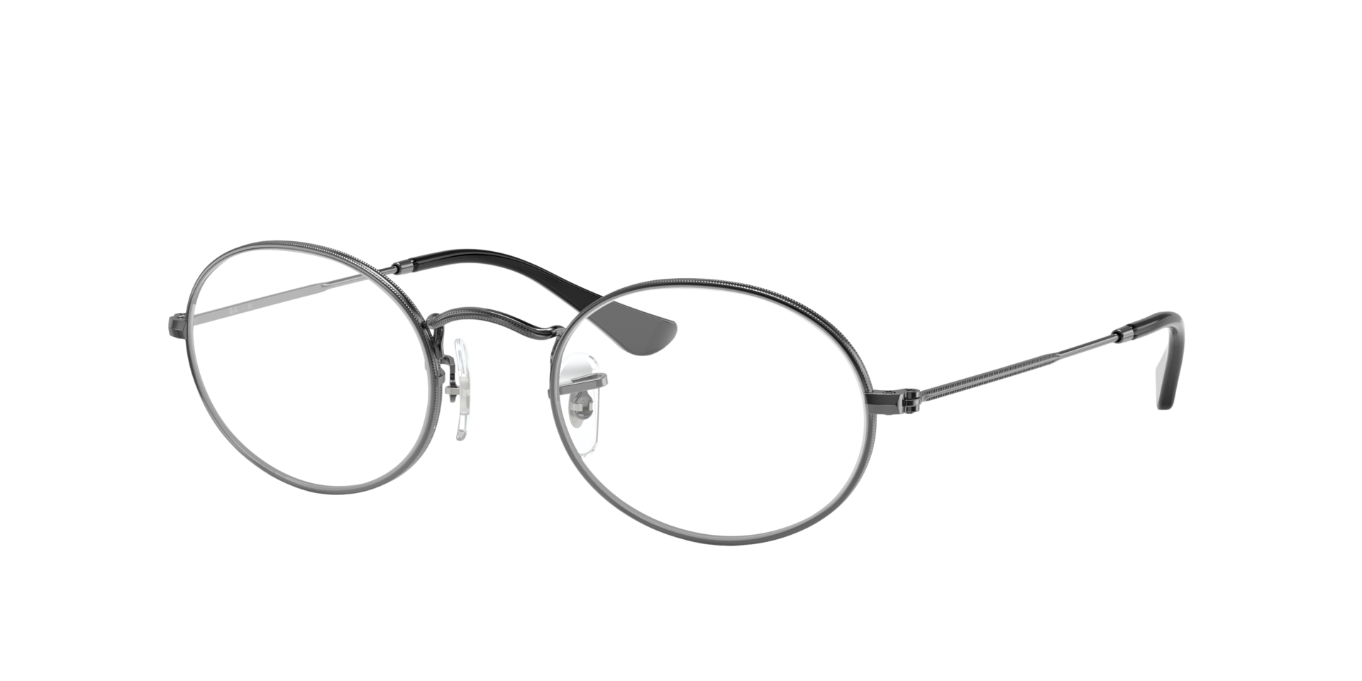 RB3547V Staalgrijs MetaalEyeglass Frames van B24, Hoekweergave