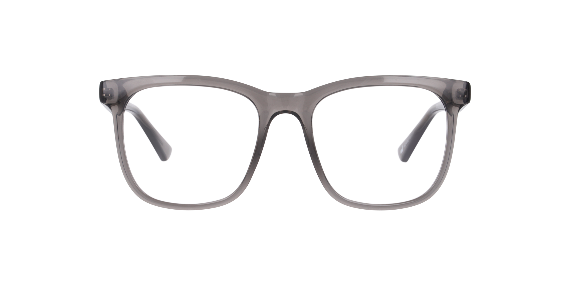 Stockholm Kristalgrijs KunststofEyeglass Frames van B24, Vooraanzicht