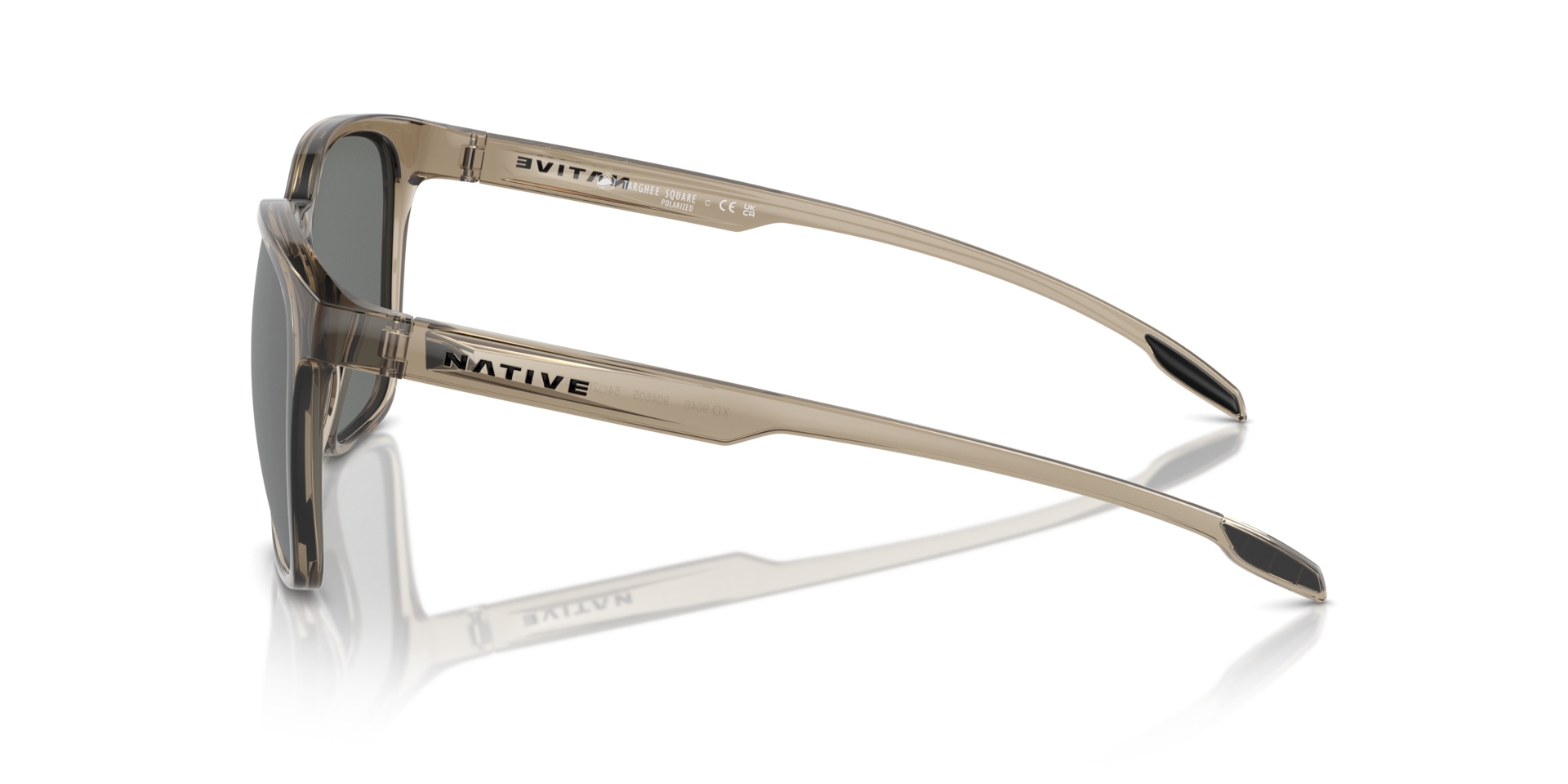 XD9046 Smokey Quartz KunststoffSunglass Frames von B24, Seitenansicht