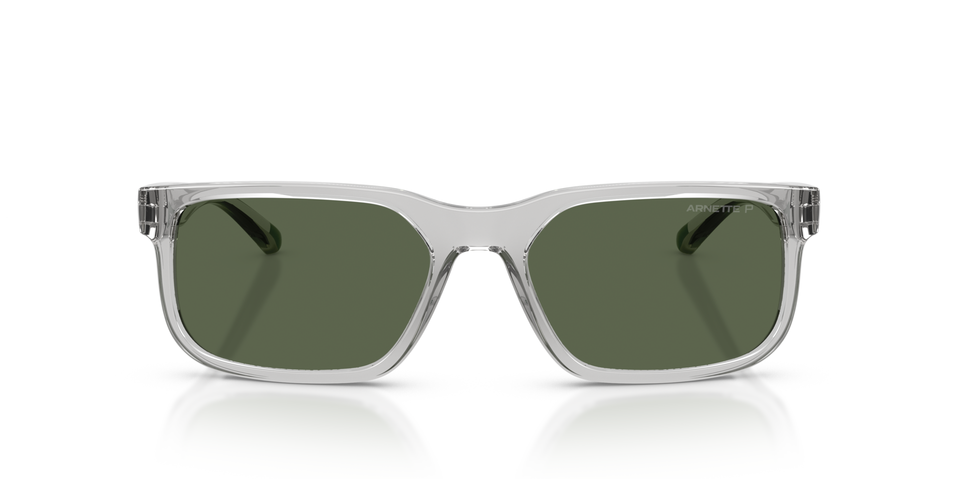 AN4372 Transparent Light Grey KunststofSunglass Frames van B24, Vooraanzicht