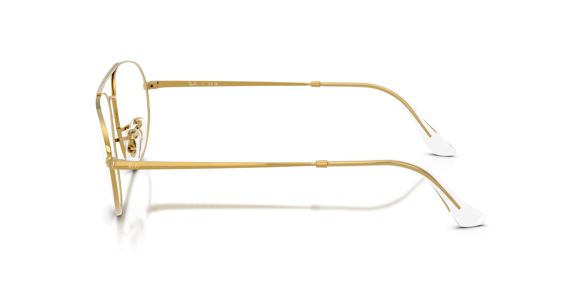 RB6645 Legend Gold MetaalEyeglass Frames van B24, Zijaanzicht