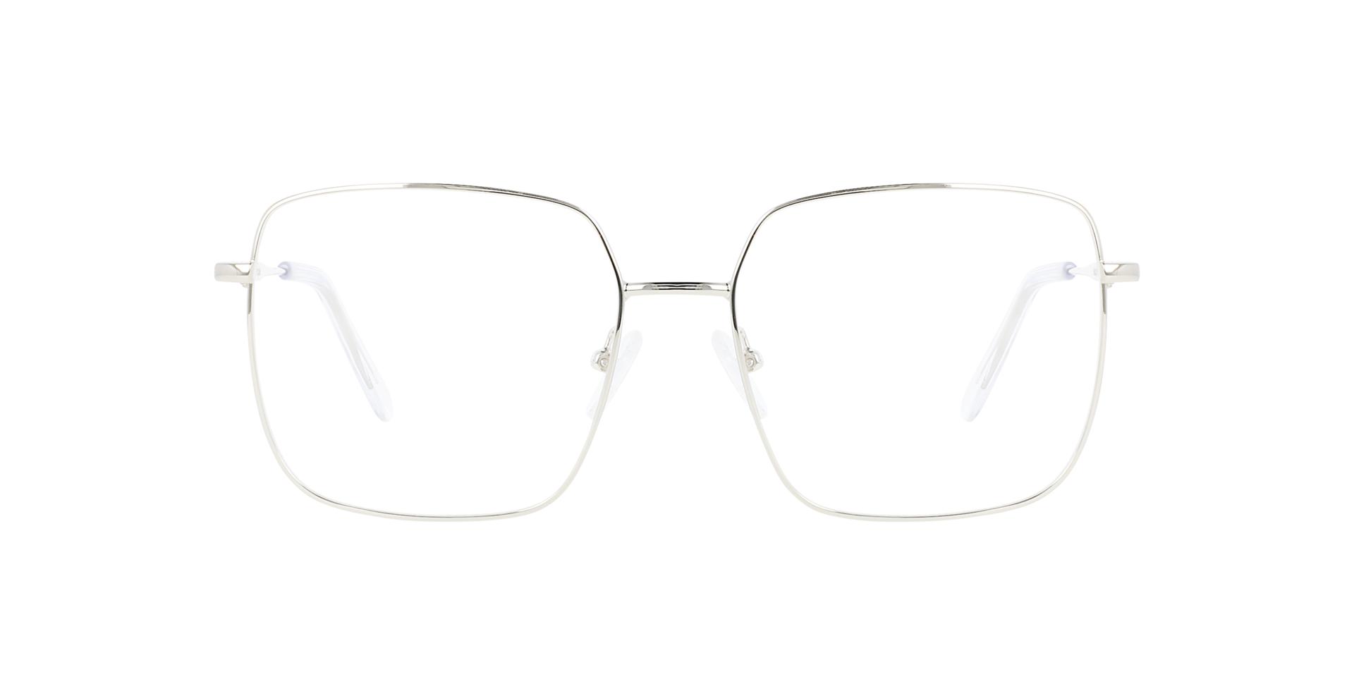 Naomi Light Gold Metal MetallEyeglass Frames von B24, Vorderansicht