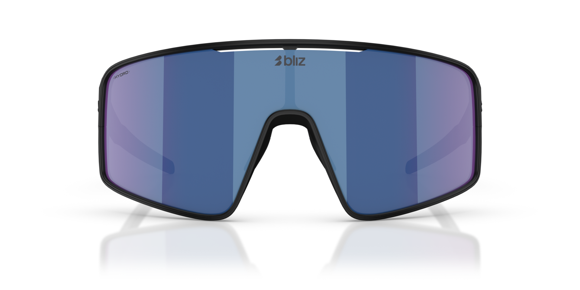 ZB7015 Matt Schwarz KunststoffSunglass Frames von B24, Vorderansicht