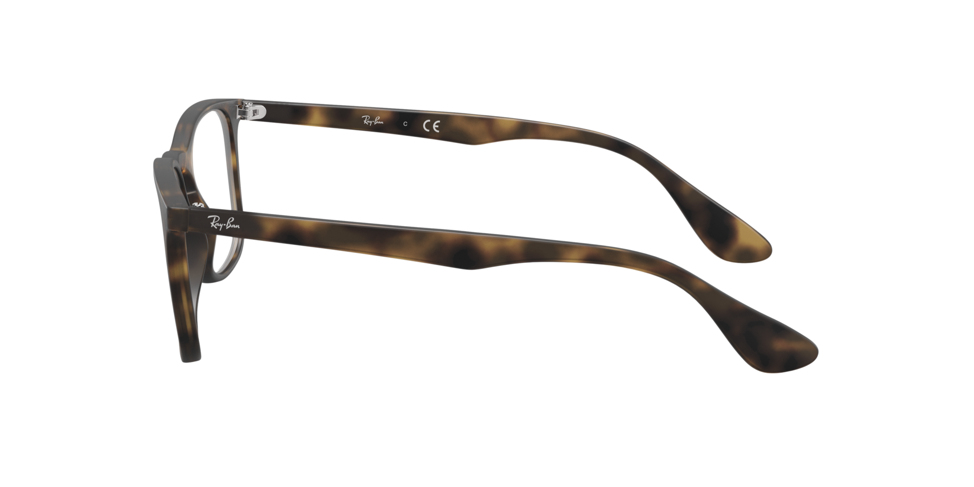 RB7074 Havana KunststoffEyeglass Frames von B24, Seitenansicht
