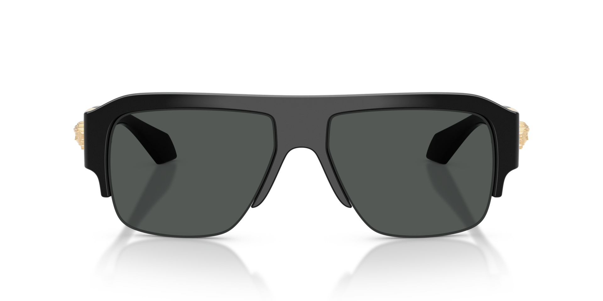 VE4525U Schwarz KunststoffSunglass Frames von B24, Vorderansicht