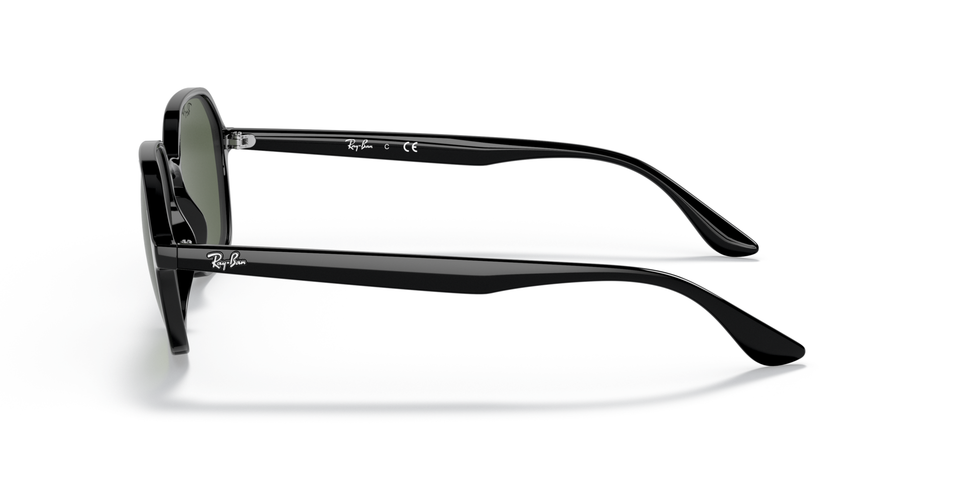 RB4361 Schwarz KunststoffSunglass Frames von B24, Seitenansicht