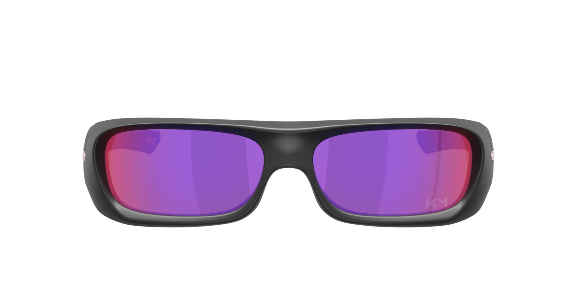 Kylian Mbappé Signature Series Permian Matte Black Ink KunststoffSunglass Frames von B24, mit getönten Gläsern