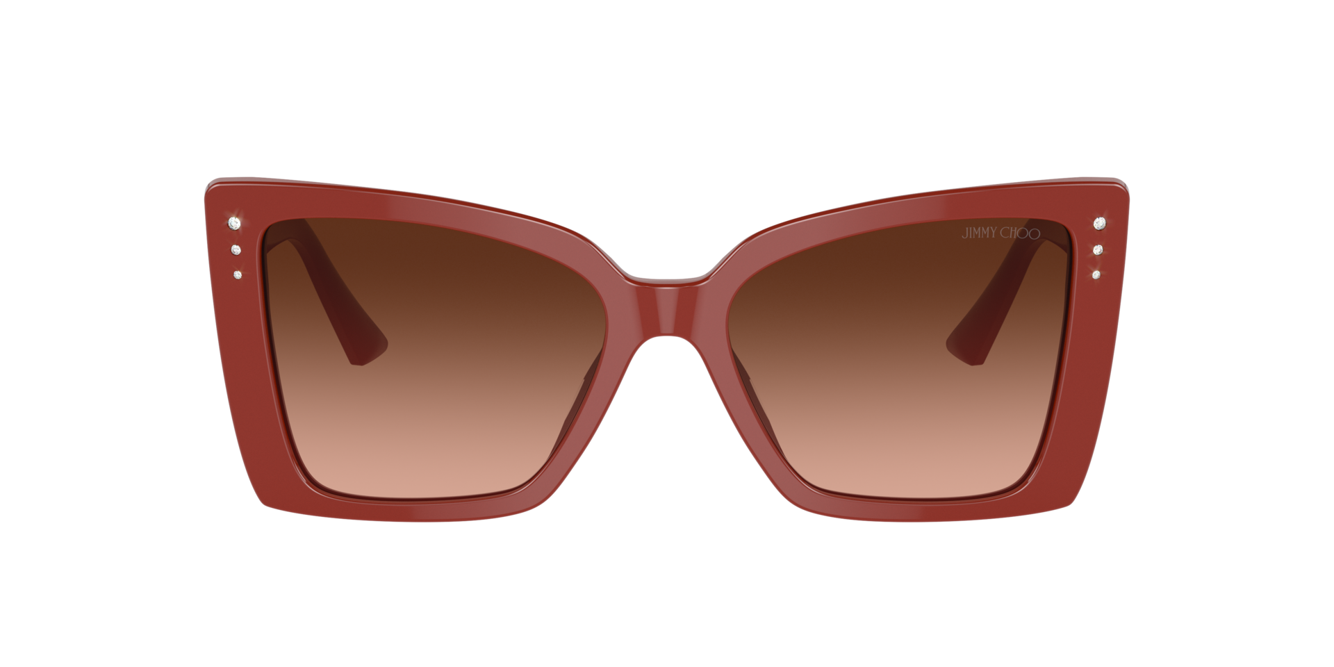 JC5001B Rood AcetaatSunglass Frames van B24, met getinte lenzen