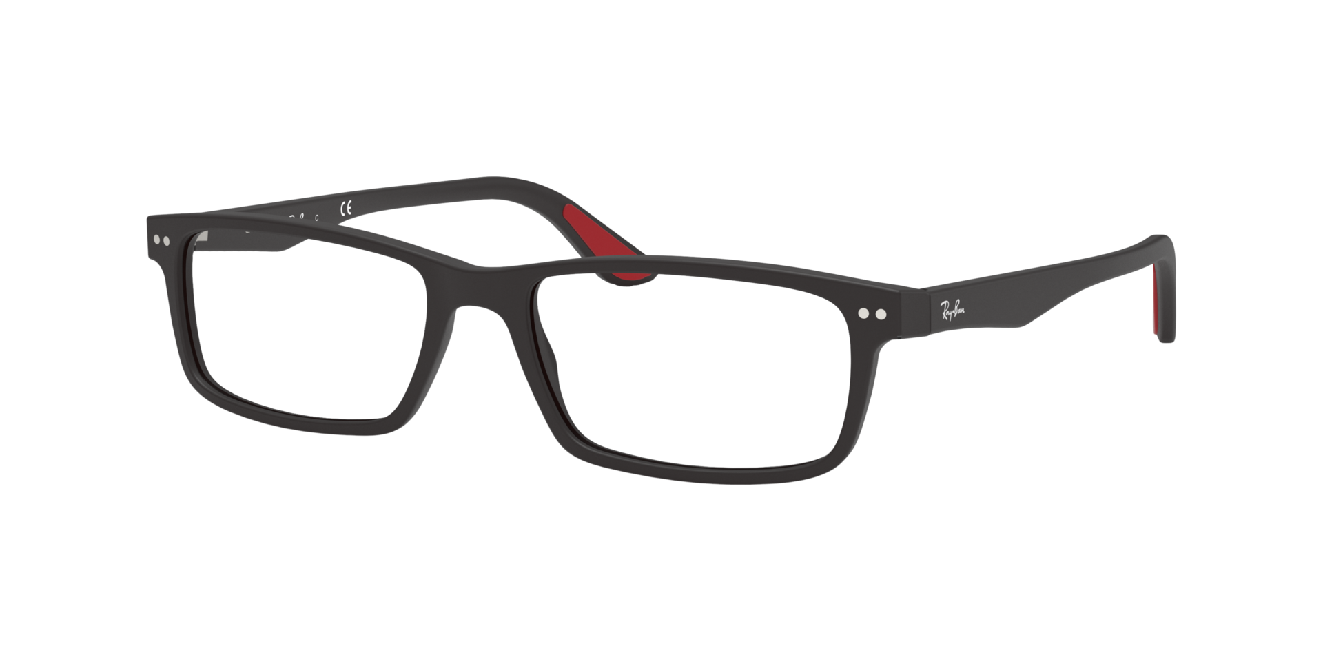 RB5277 Zand zwart AcetaatEyeglass Frames van B24, Hoekweergave