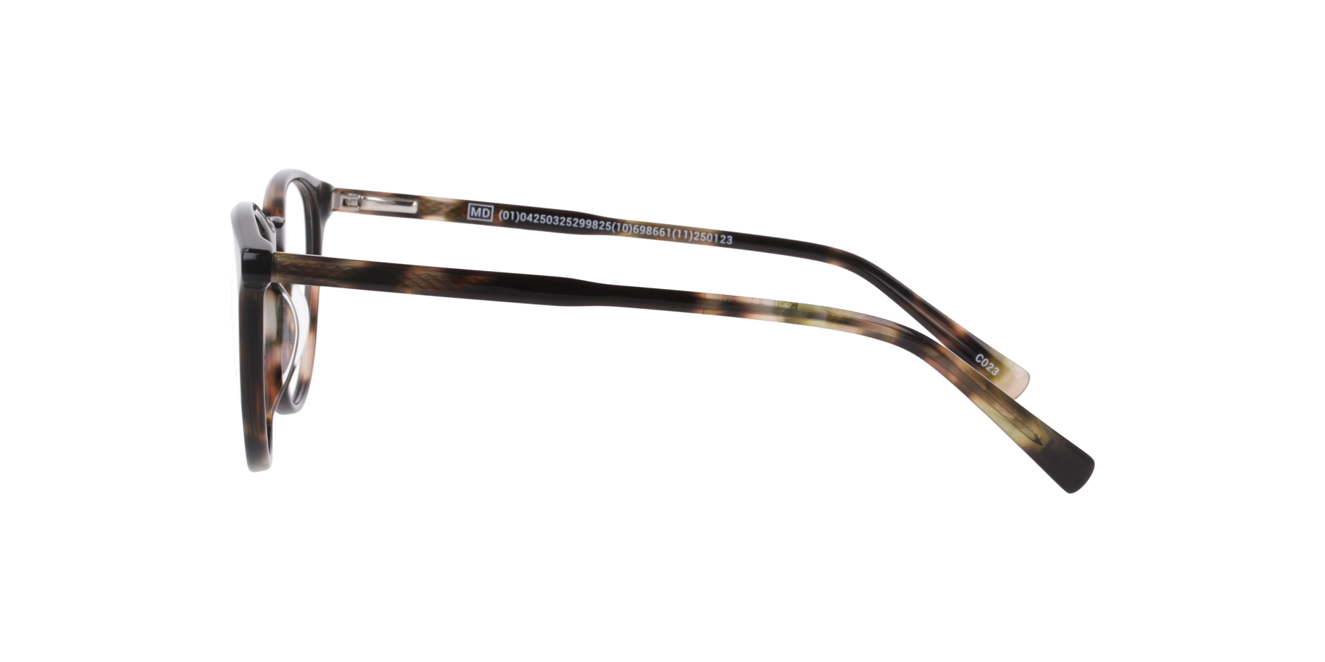 Charlie Havana AcetaatEyeglass Frames van B24, Zijaanzicht