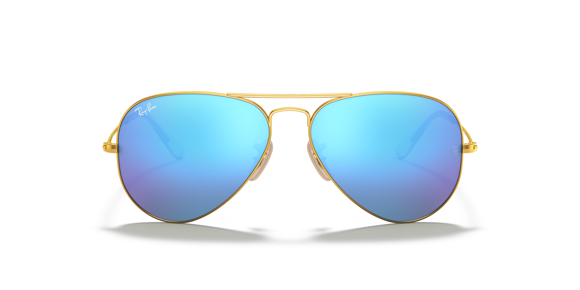 RB3025 Goud MetaalSunglass Frames van B24, Vooraanzicht