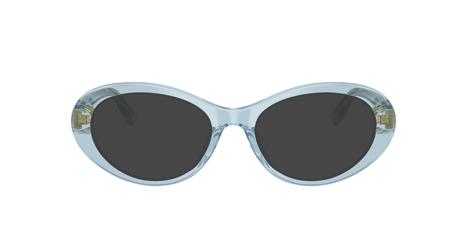 DG3450 Hellblau transparent AcetatEyeglass Frames von B24, mit getönten Gläsern