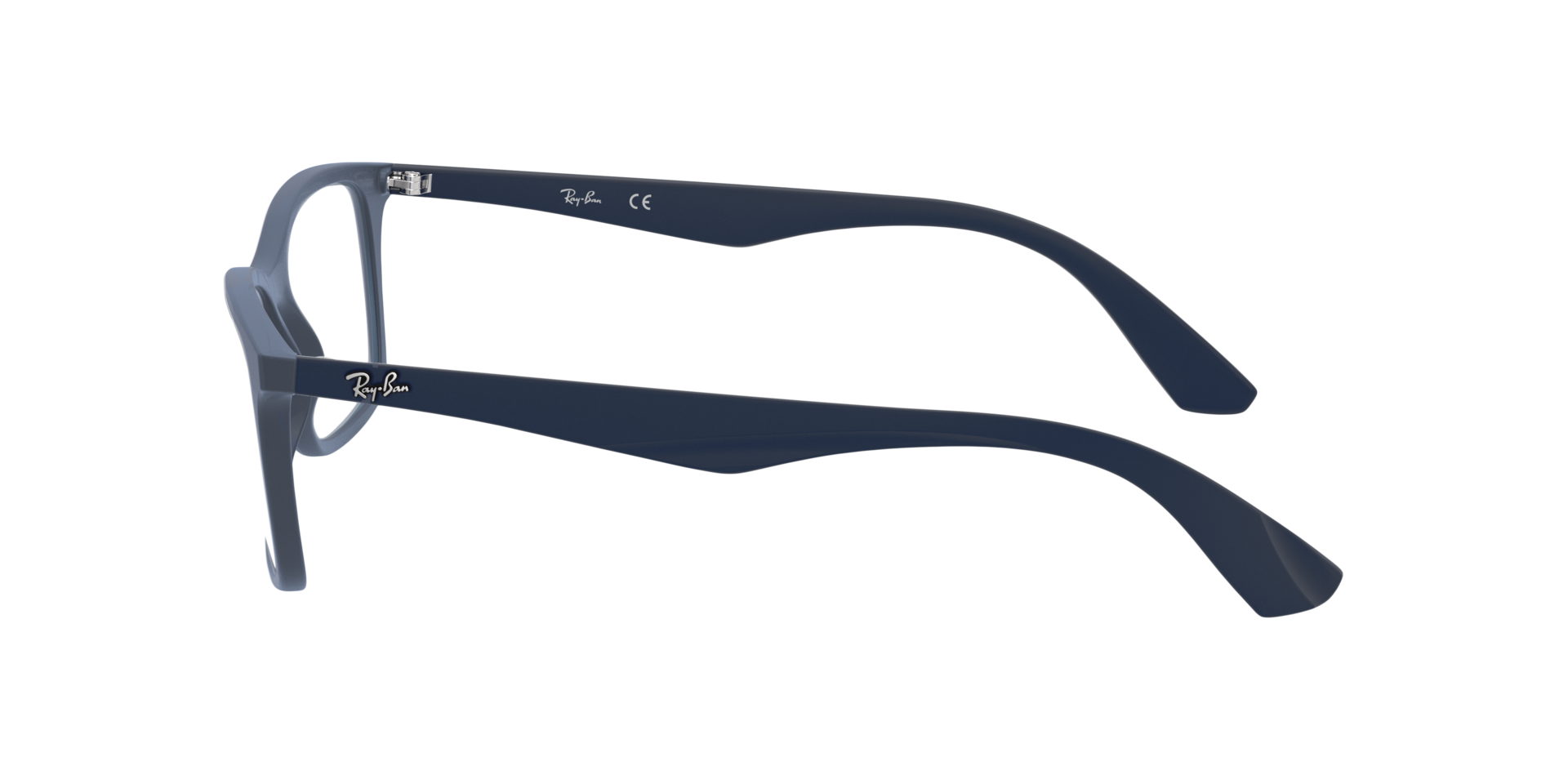 RB7047 Transparant blauw KunststofEyeglass Frames van B24, Zijaanzicht
