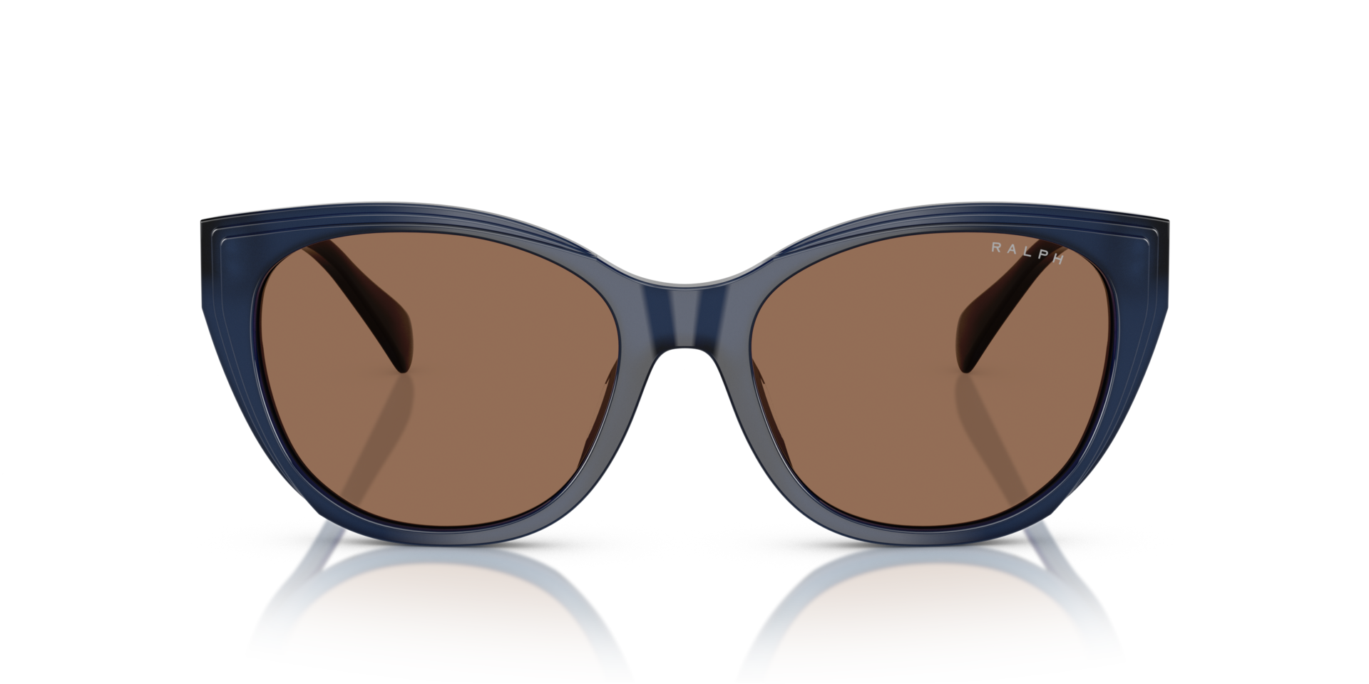 RA5324U Shiny Transparent Opalescent Blue AcetaatSunglass Frames van B24, Vooraanzicht