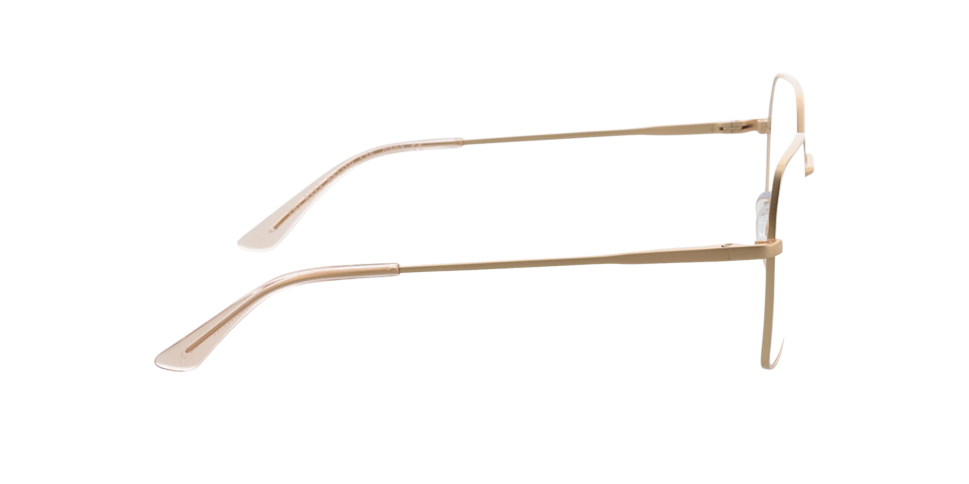Madison Mat roze goud  &  kristal roze MetaalEyeglass Frames van B24, Zijaanzicht