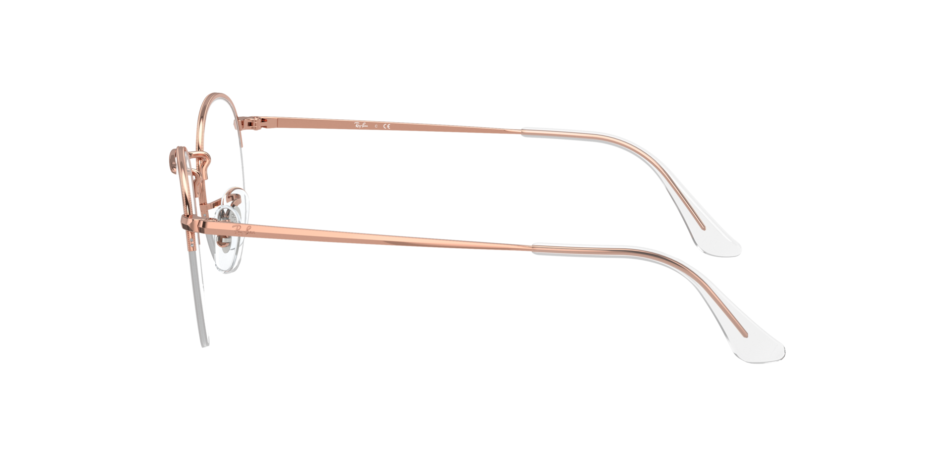 RB3947V Rotgold MetallEyeglass Frames von B24, Seitenansicht