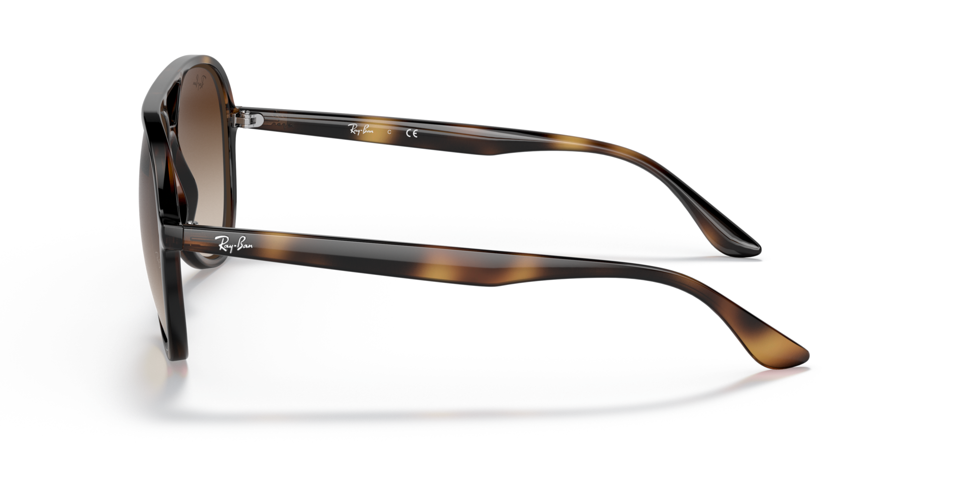 RB4376 Havana KunststofSunglass Frames van B24, Zijaanzicht
