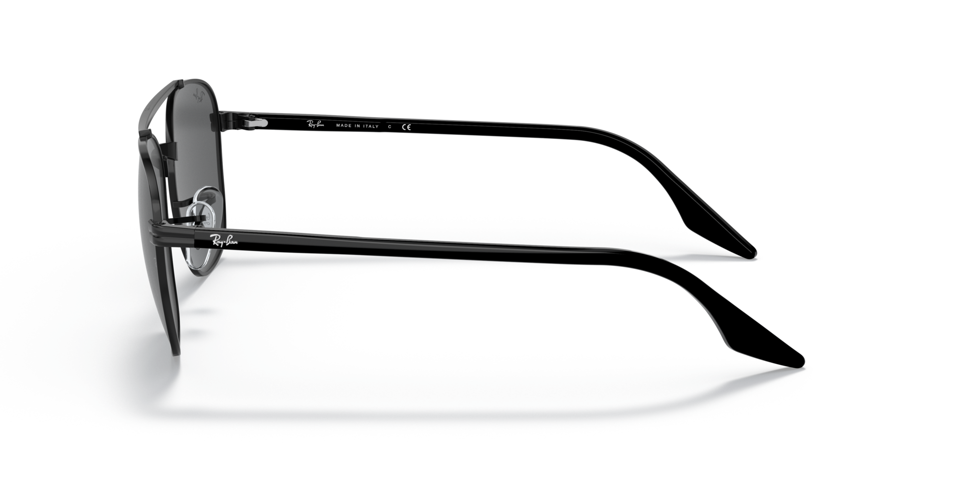 RB3688 Schwarz MetallSunglass Frames von B24, Seitenansicht