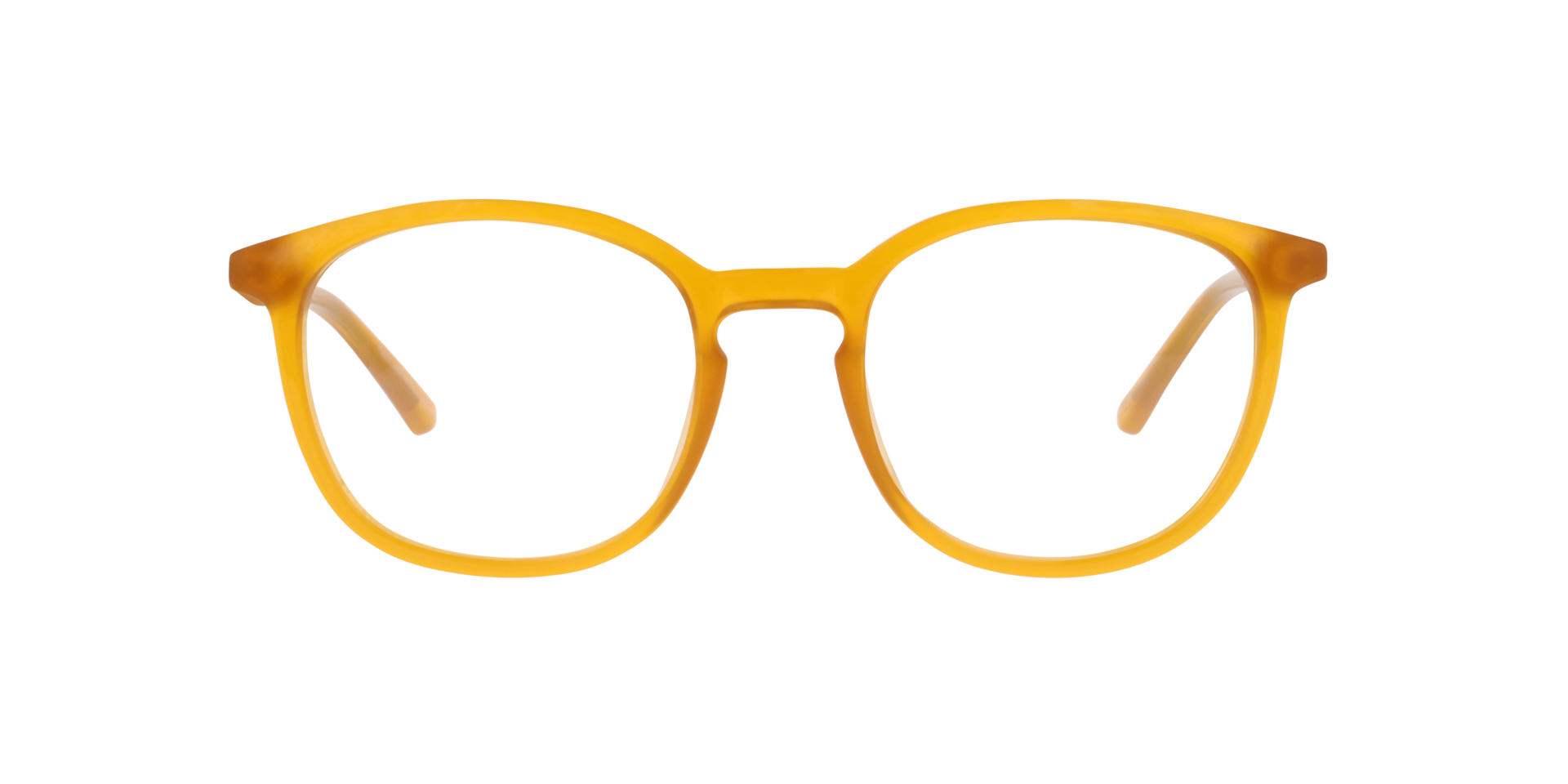 Münster Crystal Light Yellow KunststofEyeglass Frames van B24, Vooraanzicht