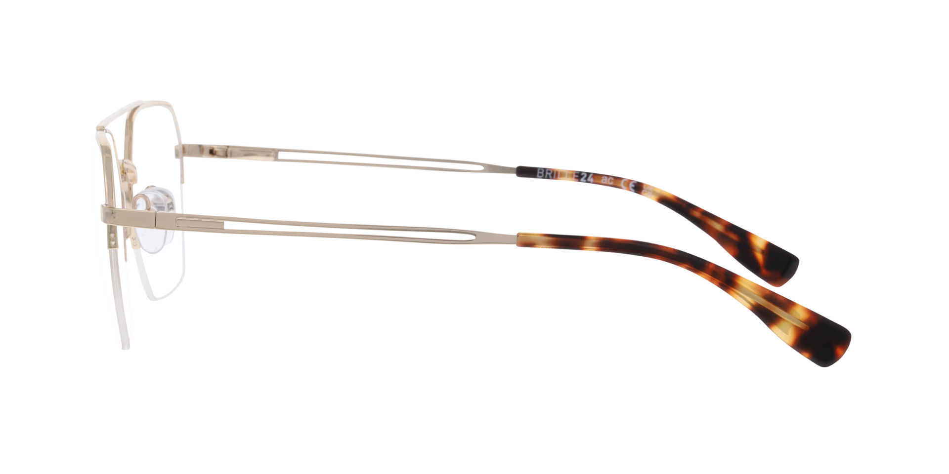 Klemens Gold MetallEyeglass Frames von B24, Seitenansicht
