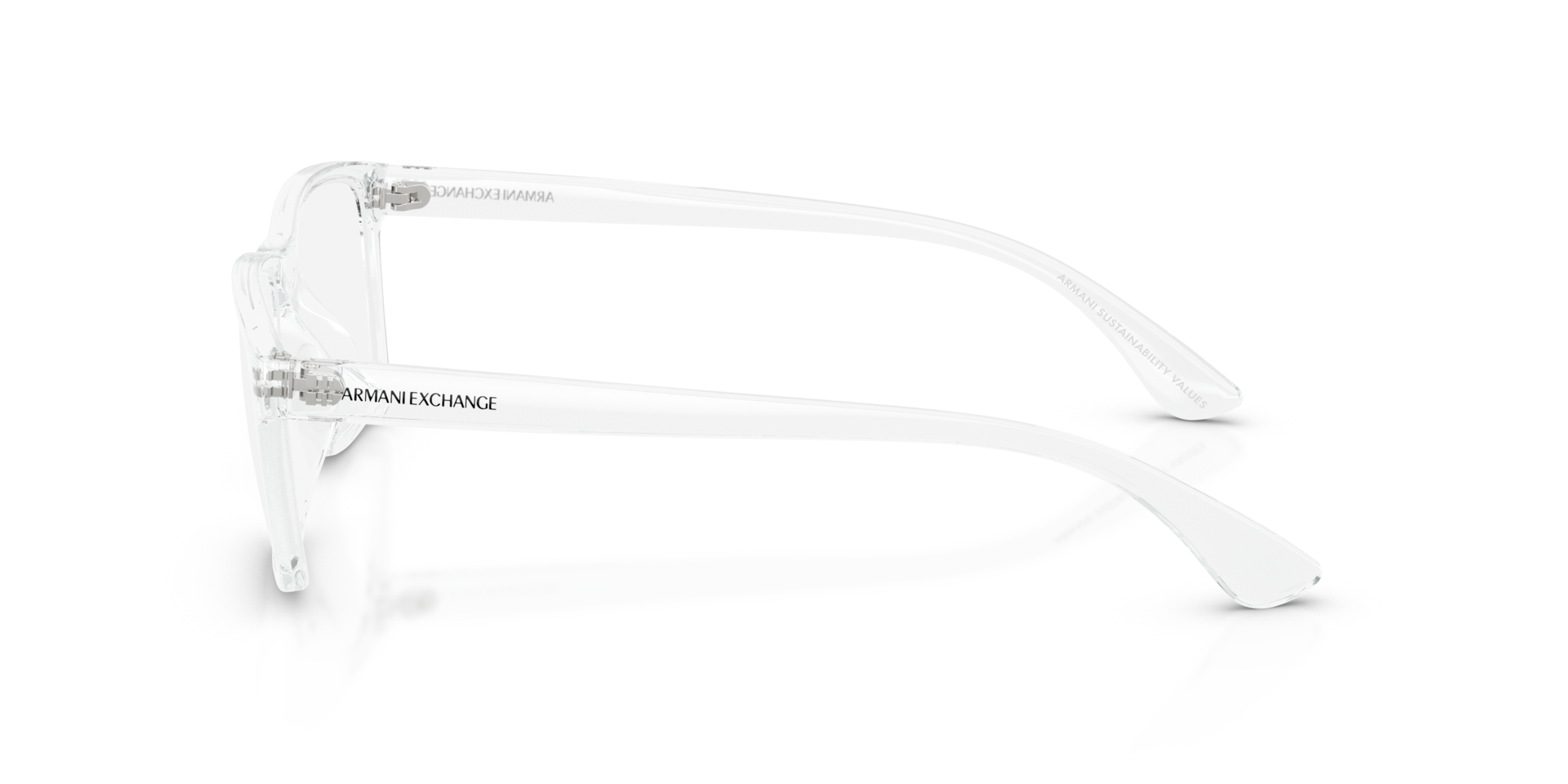 AX3083U Crystal glänzend KunststoffEyeglass Frames von B24, Seitenansicht
