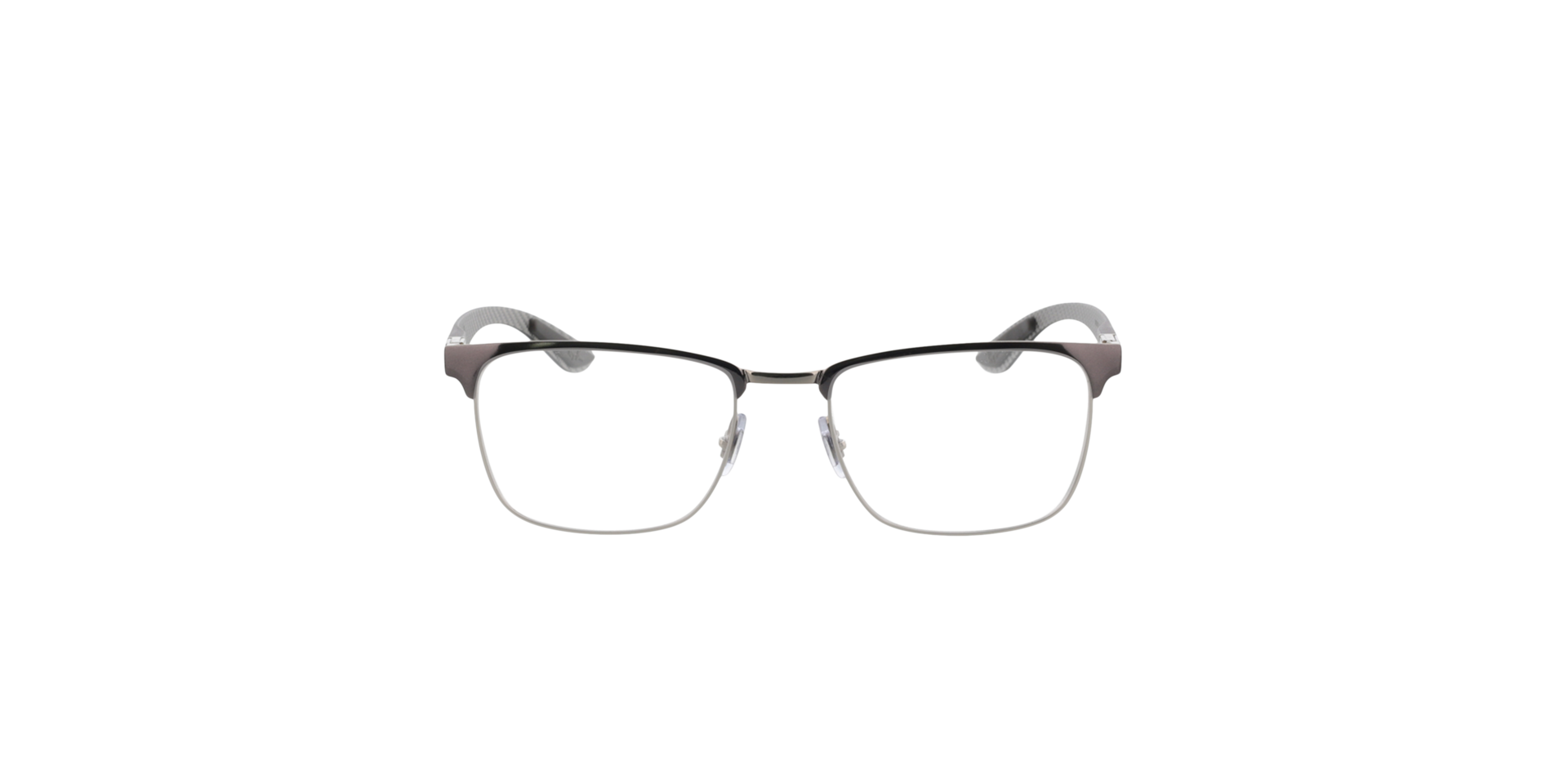 RB8421 Optics Grijs op zilver MetaalEyeglass Frames van B24, Vooraanzicht