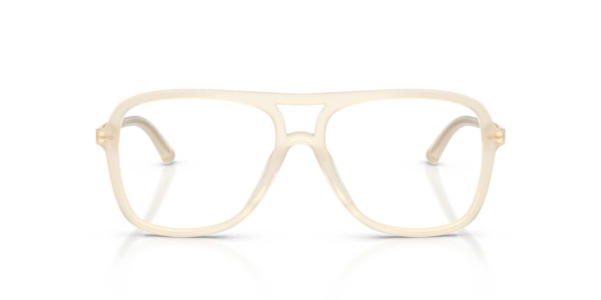 JC3052U Opaline Yellow AcetaatEyeglass Frames van B24, Vooraanzicht