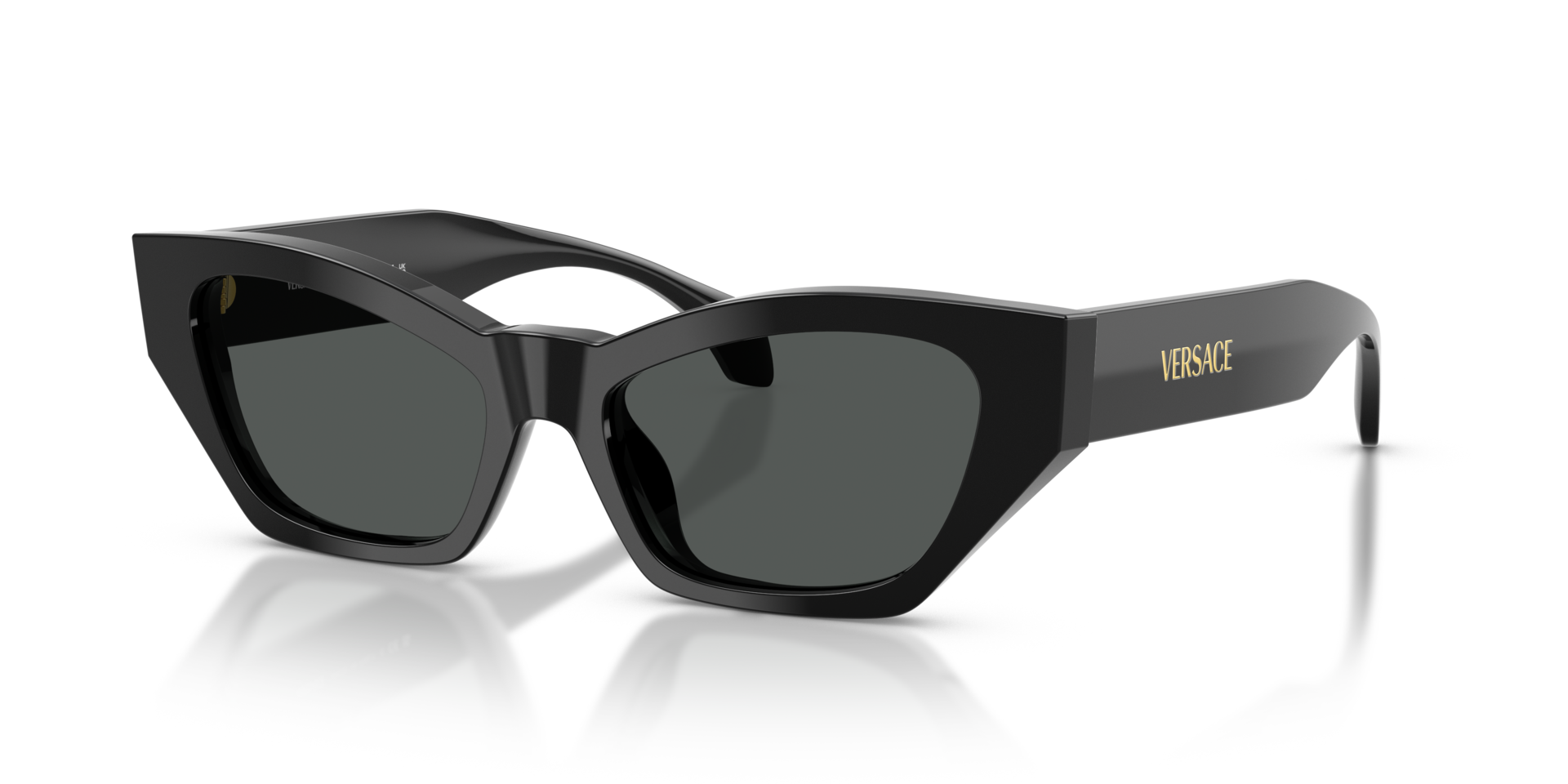 VE4488U Zwart AcetaatSunglass Frames van B24, Hoekweergave