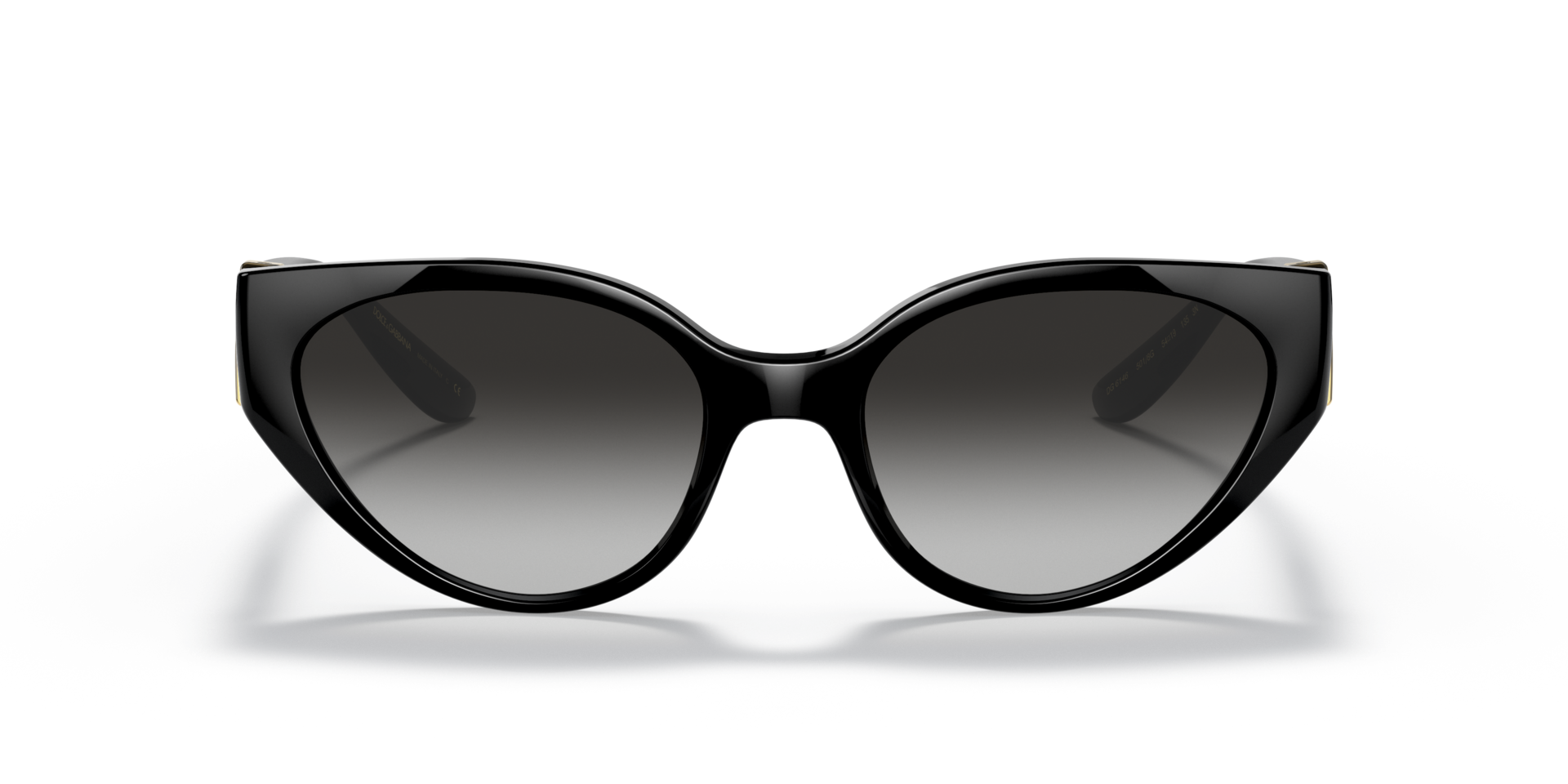 DG6146 Schwarz KunststoffSunglass Frames von B24, Vorderansicht