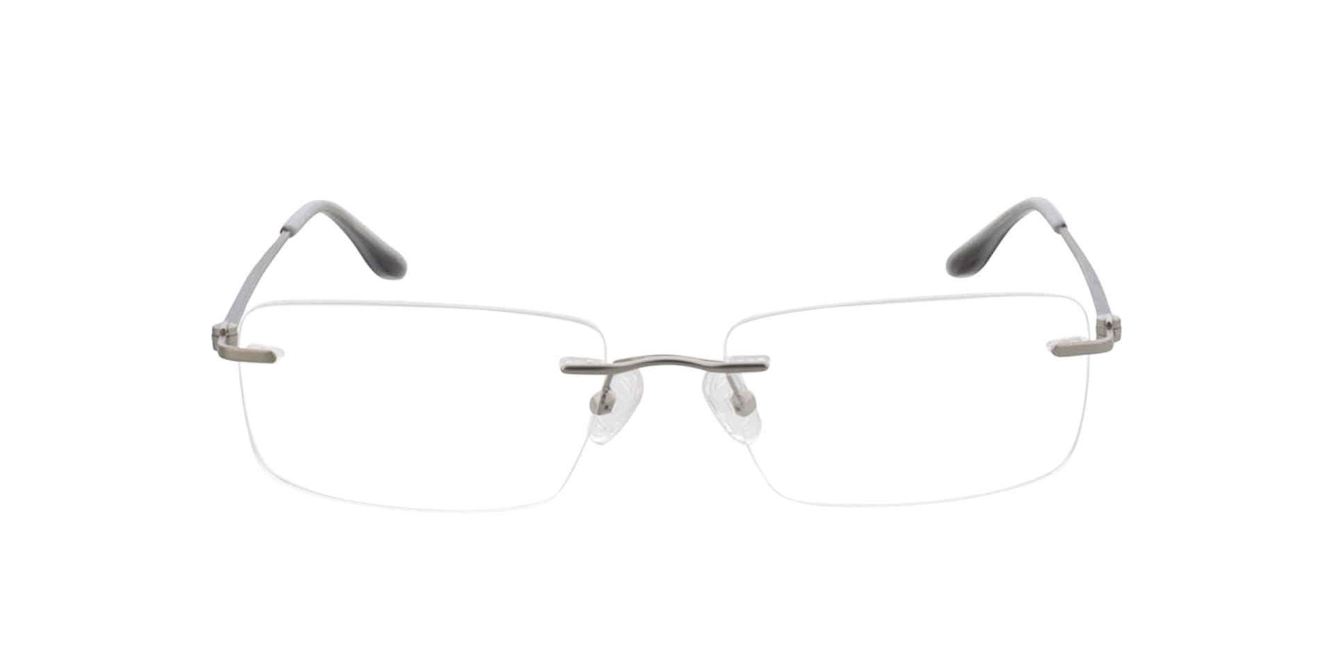 Brentwood Silber matt MetallEyeglass Frames von B24, Vorderansicht