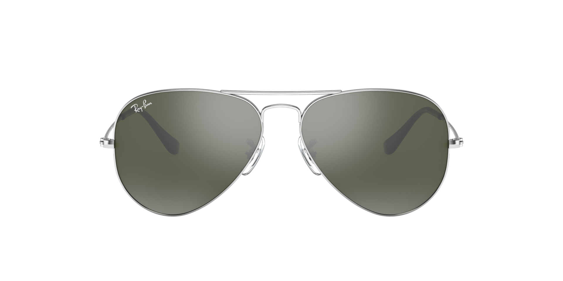 RB3025 Zilver MetaalSunglass Frames van B24, met getinte lenzen