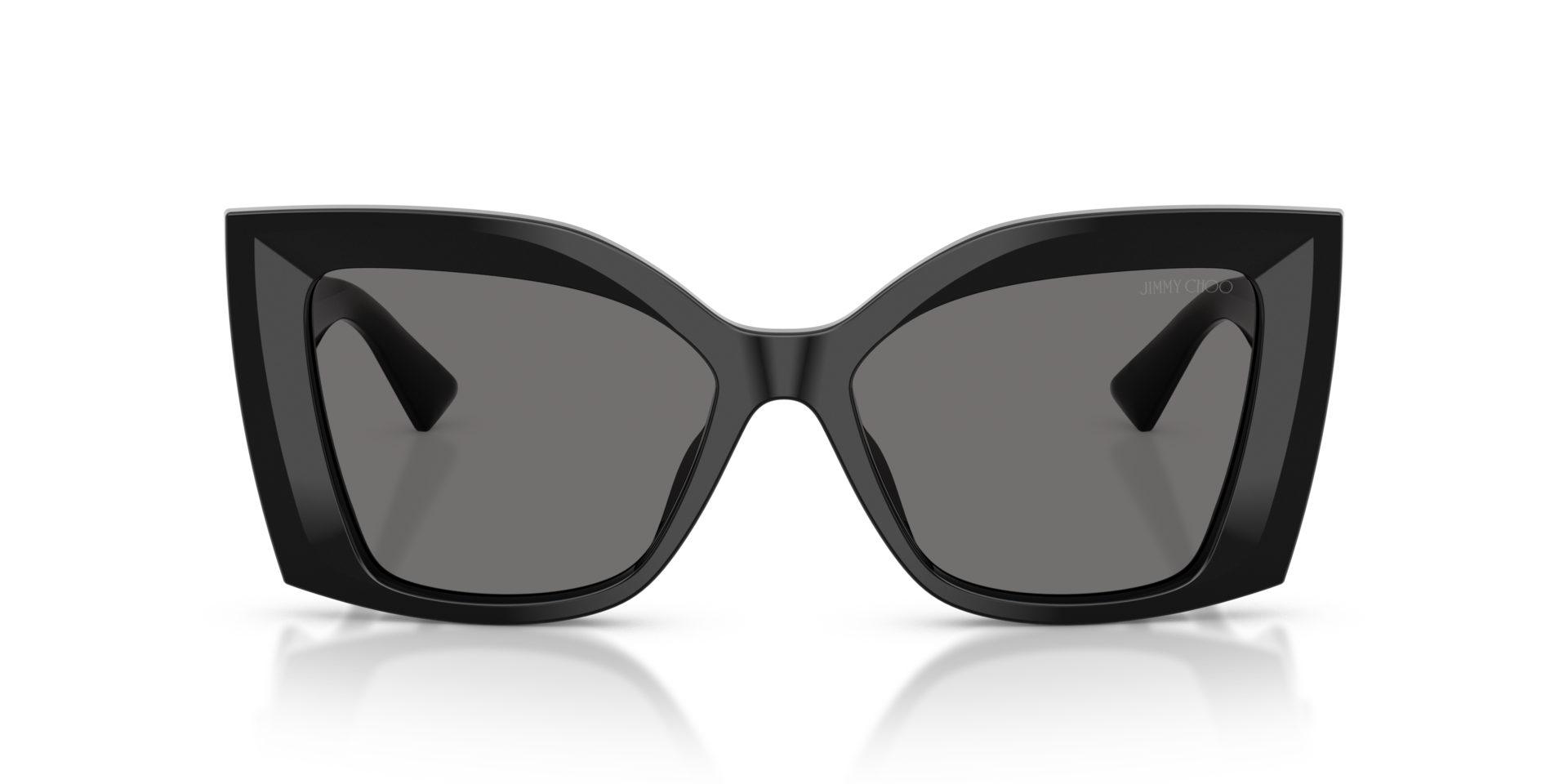 JC5074U Schwarz AcetatSunglass Frames von B24, Vorderansicht