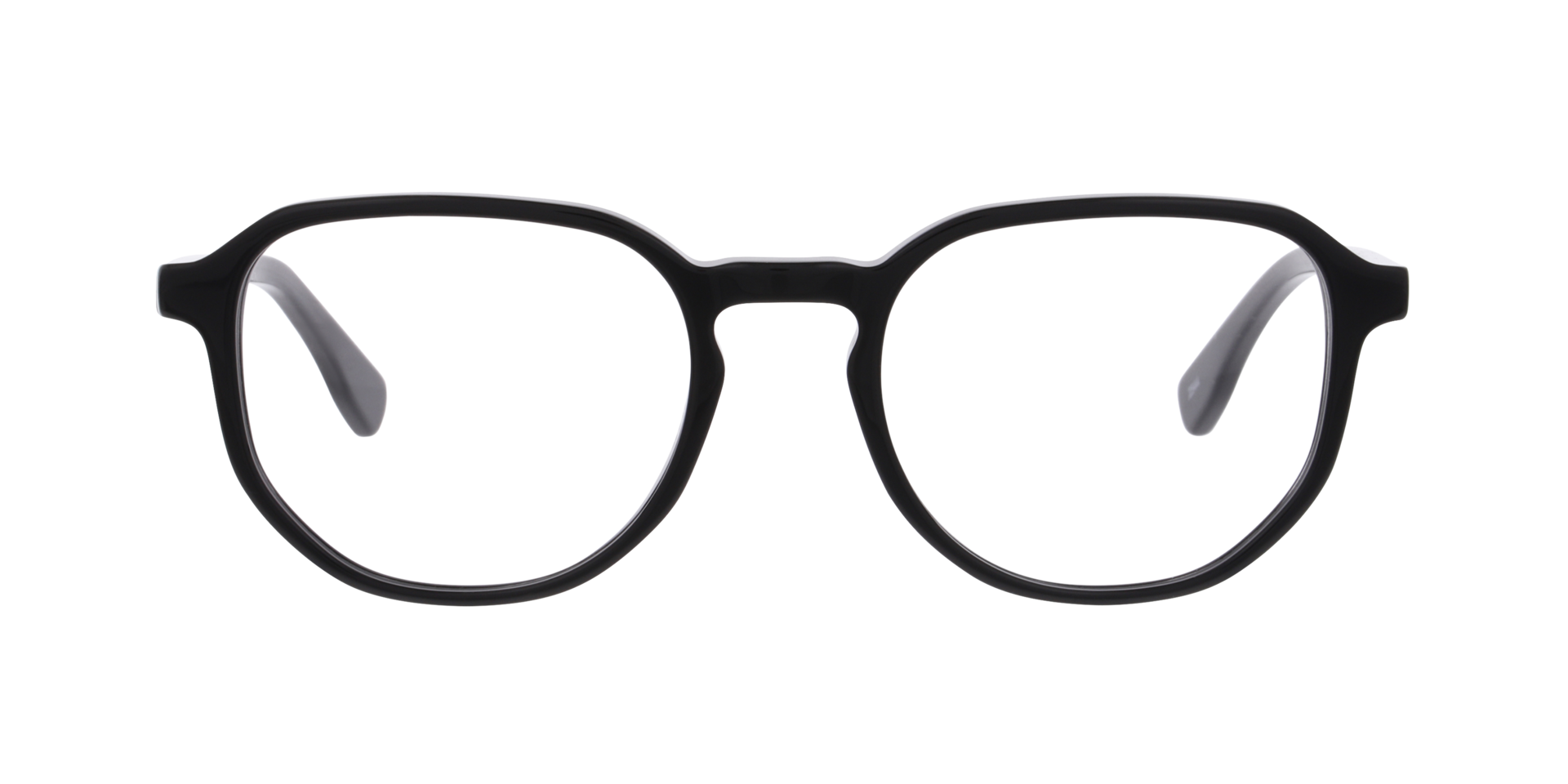 Odin Schwarz AcetatEyeglass Frames von B24, Vorderansicht