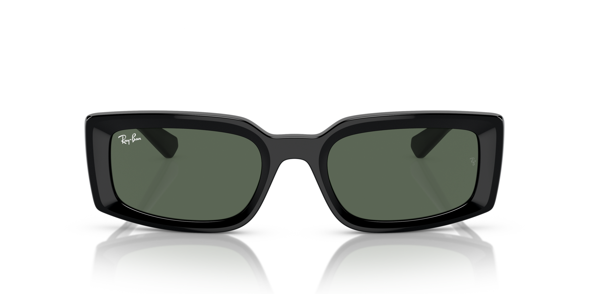 RB4395 Zwart KunststofSunglass Frames van B24, Vooraanzicht