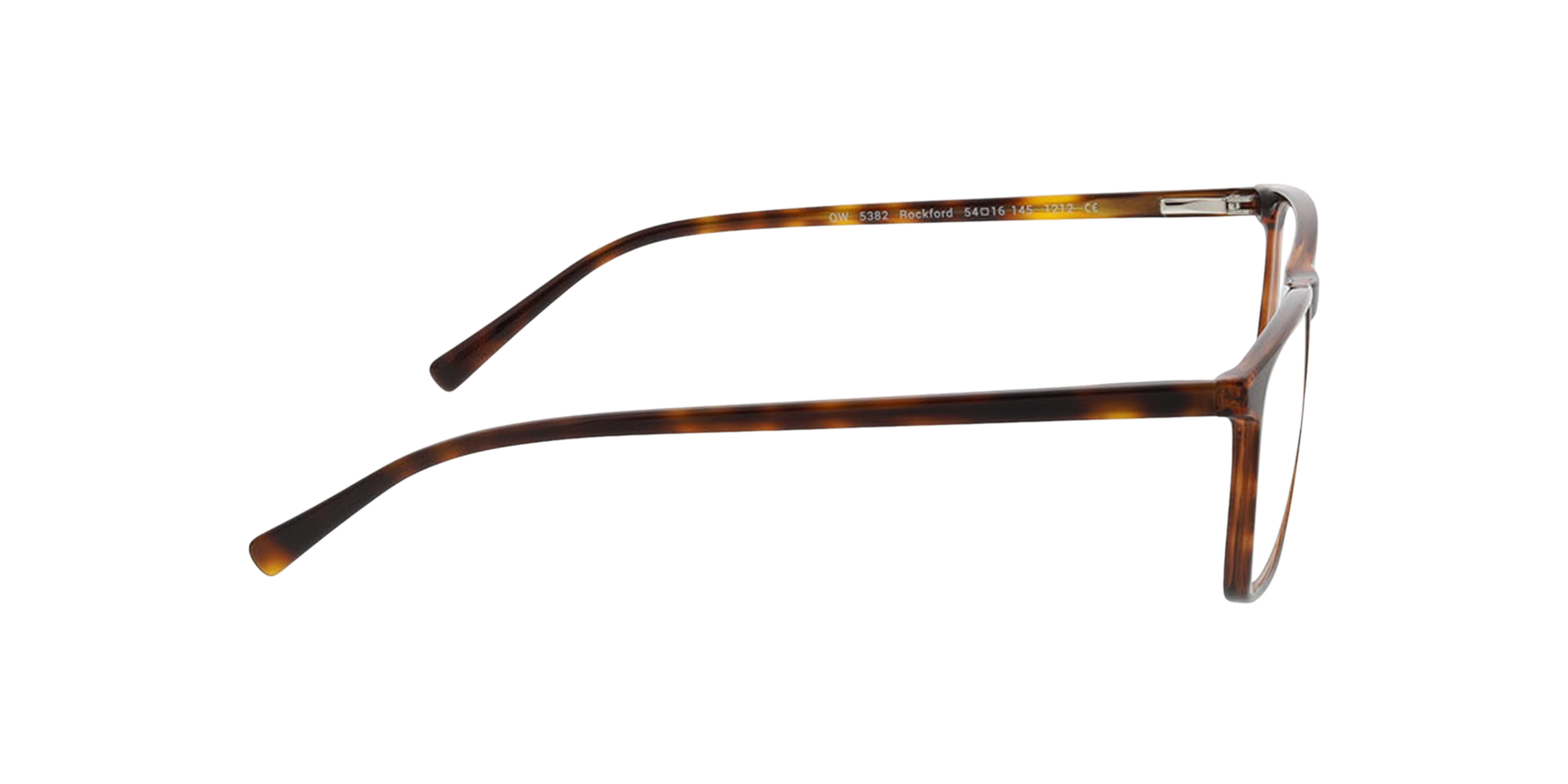 Rockford Havana KunststofEyeglass Frames van B24, Zijaanzicht