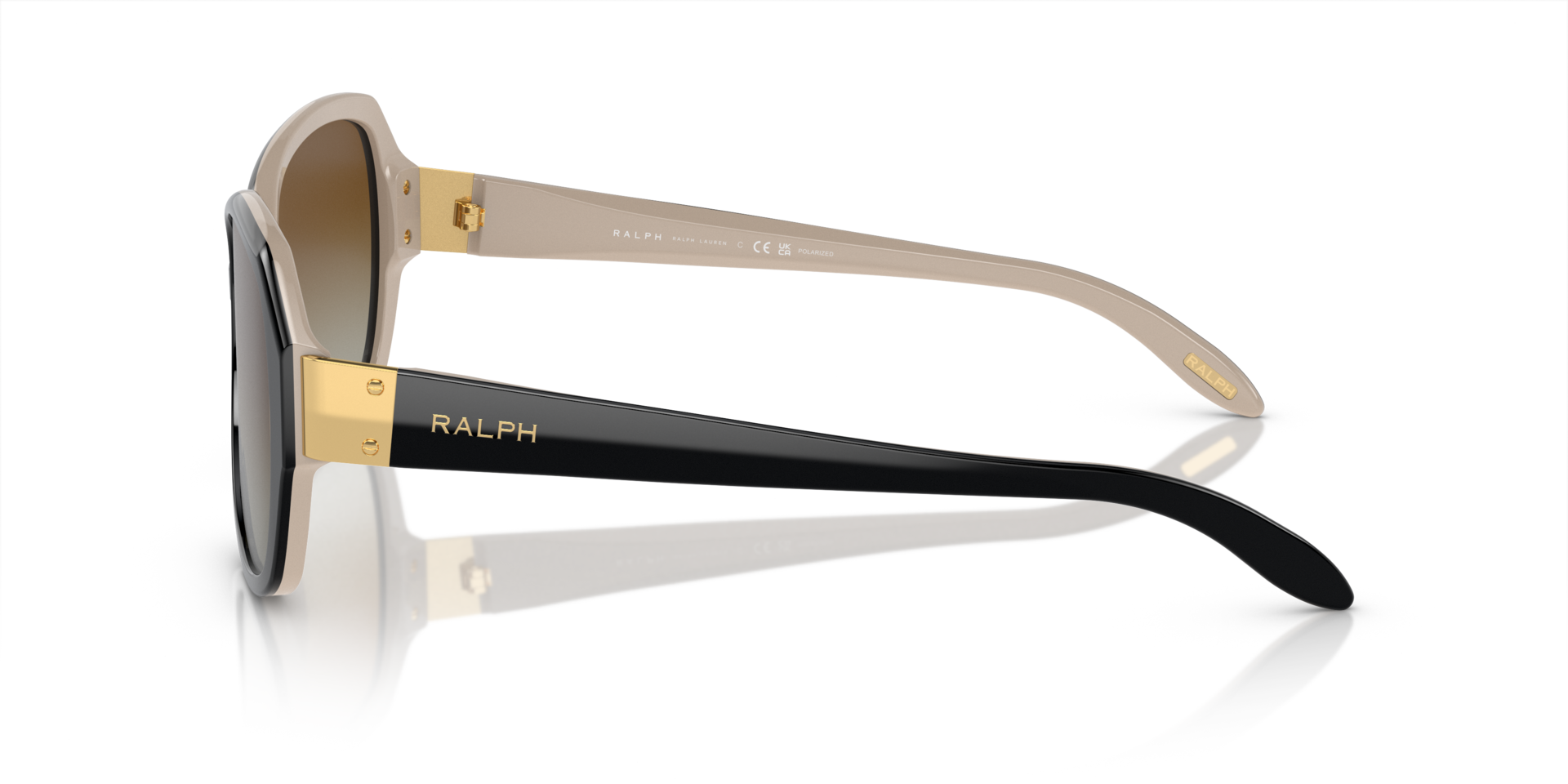 RA5138 Shiny Black On Nude AcetatSunglass Frames von B24, Seitenansicht