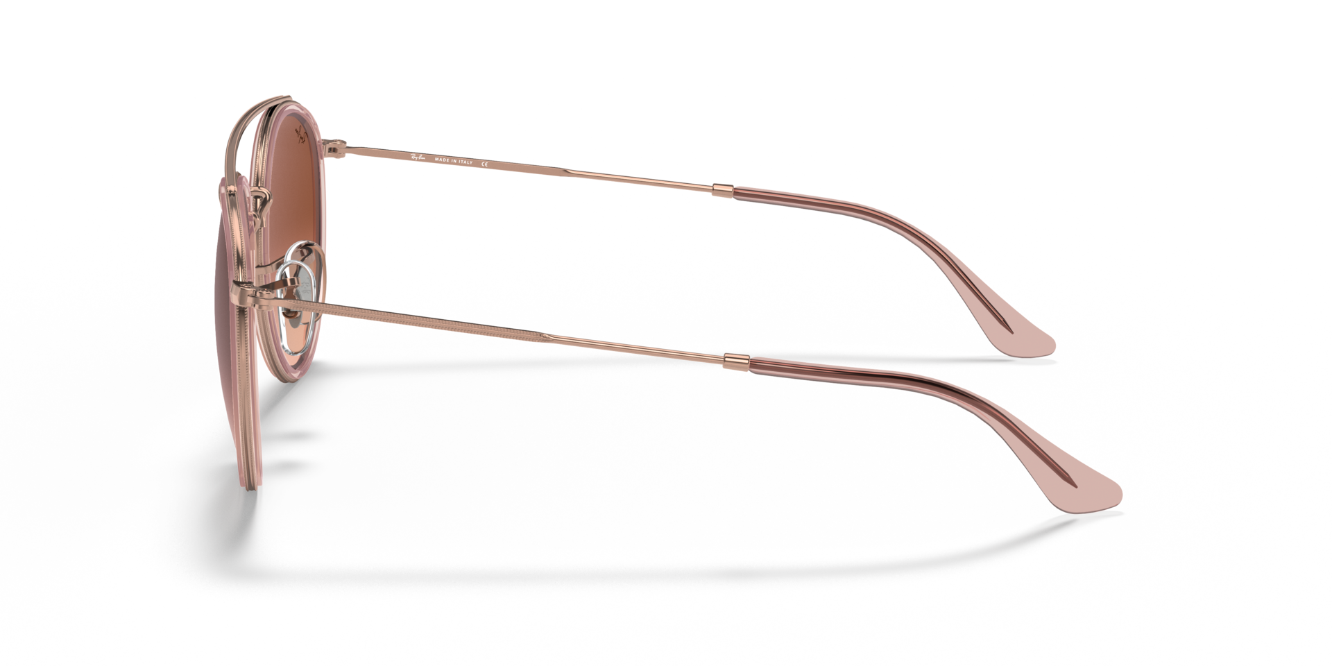 RB3647N Koper MetaalSunglass Frames van B24, Zijaanzicht