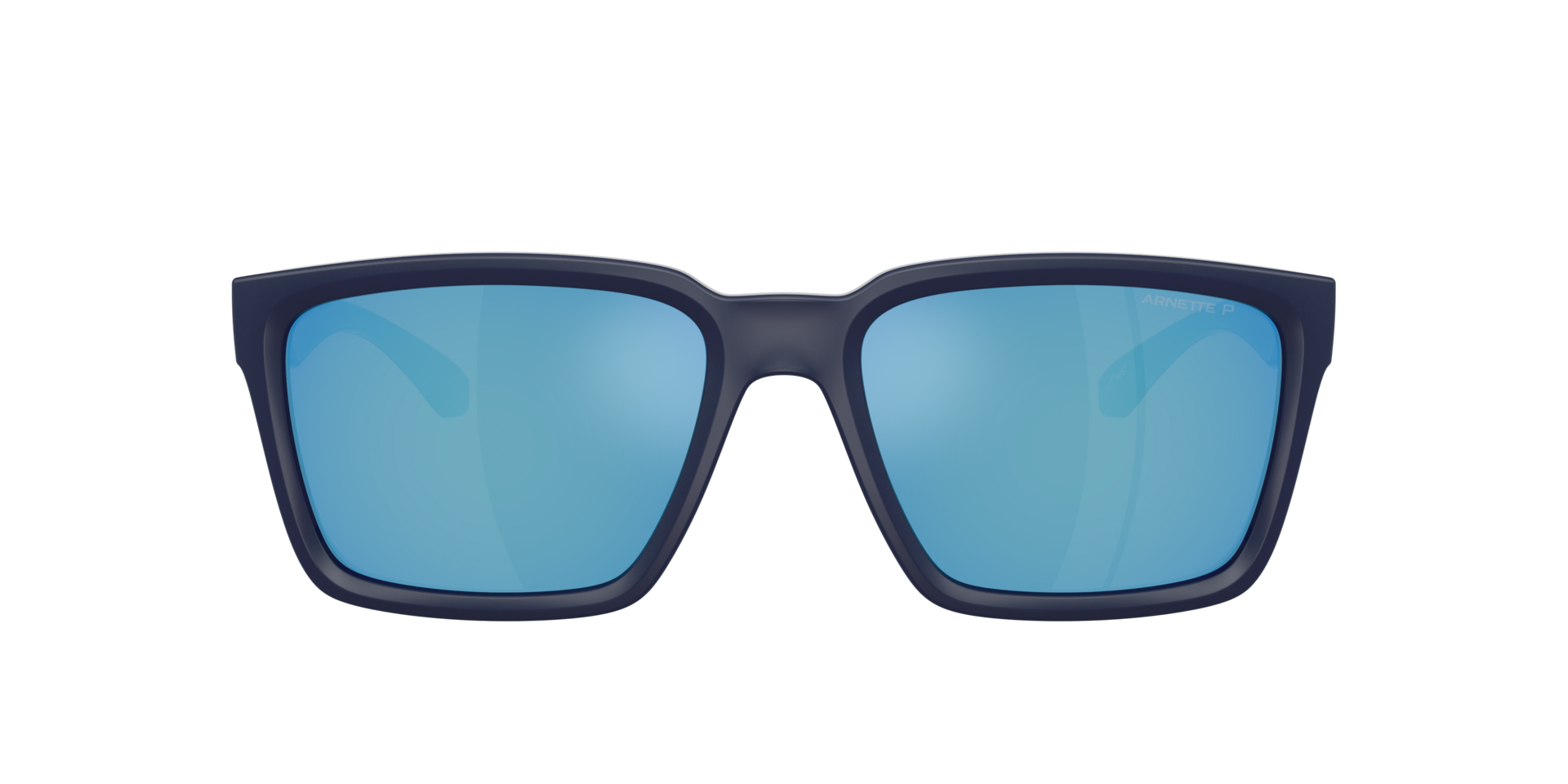 AN4346 Dark Blue Top Matte & Shiny KunststofSunglass Frames van B24, met getinte lenzen