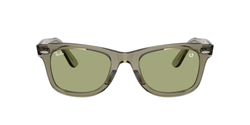Ray-Ban - RB2140, Transparent Grün/Black/Tortoise, Größe: Large