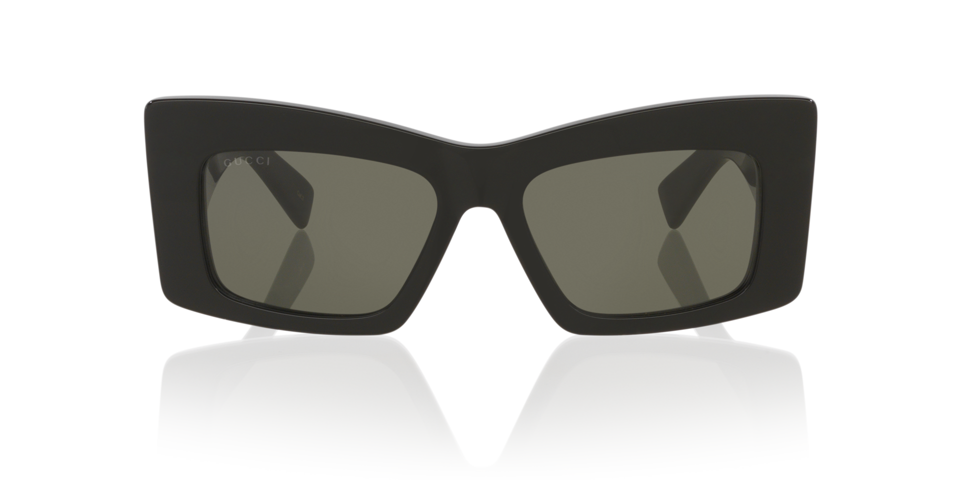 GG1842S Zwart AcetaatSunglass Frames van B24, Vooraanzicht