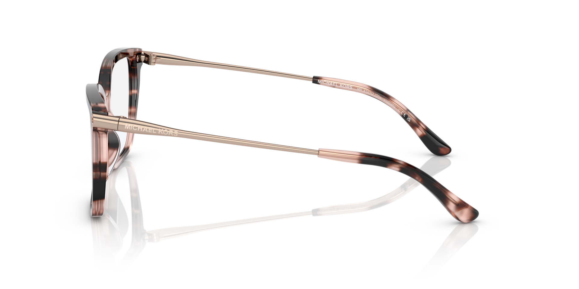 MK4101U Roze tortoise AcetaatEyeglass Frames van B24, Zijaanzicht