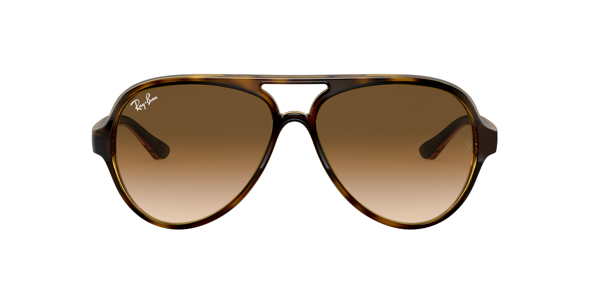 RB4125 Licht Havana KunststofSunglass Frames van B24, met getinte lenzen