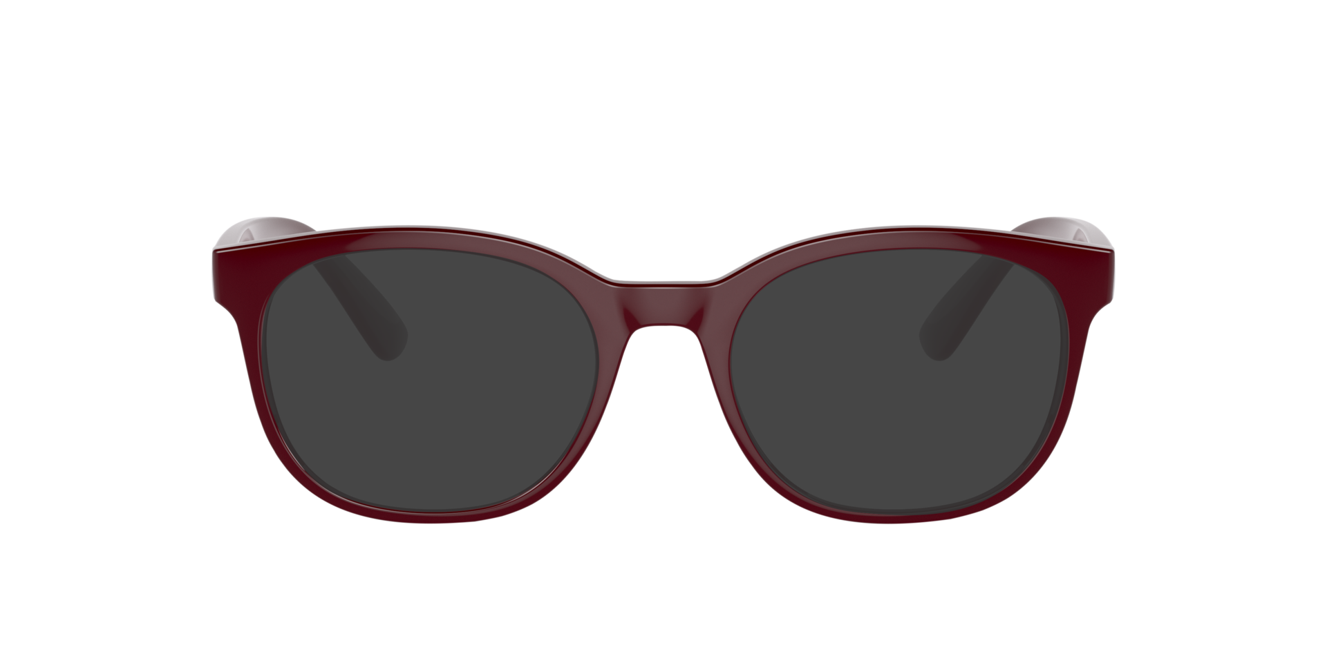 RB7231M Donkerrood KunststofEyeglass Frames van B24, met getinte lenzen