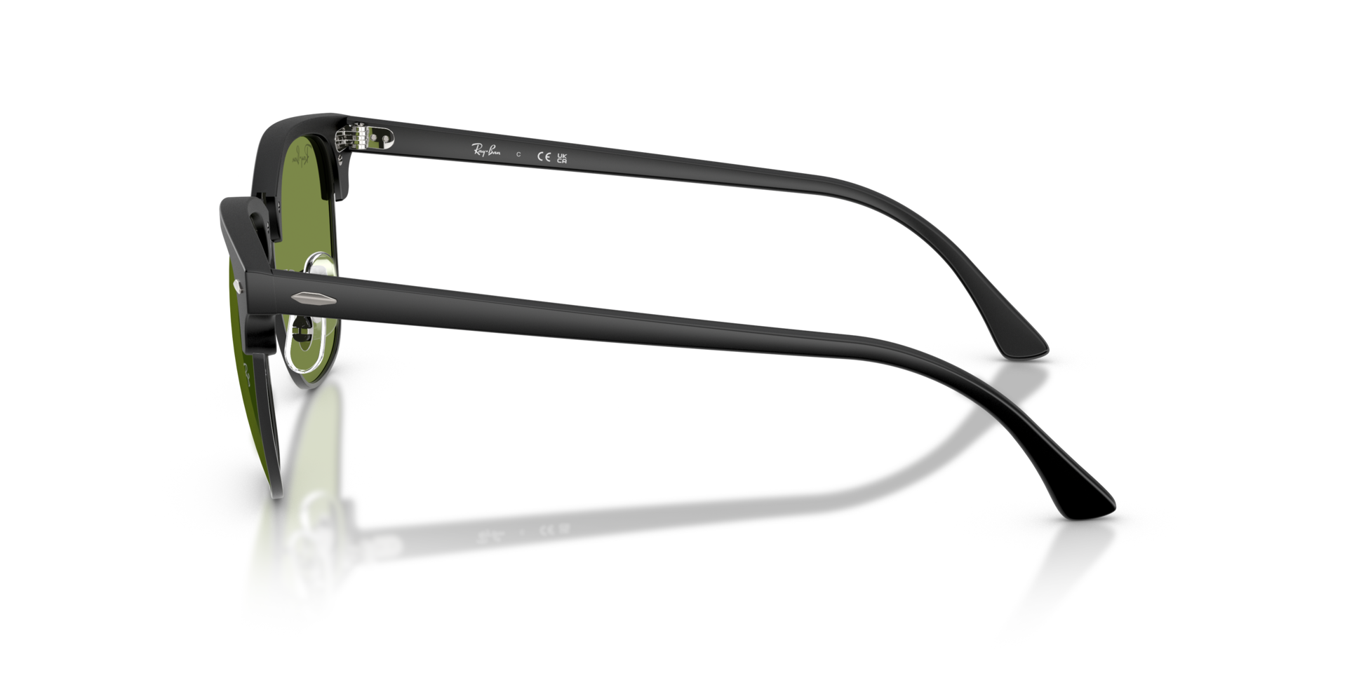 RB3016 Matte Black On Black AcetatSunglass Frames von B24, Seitenansicht