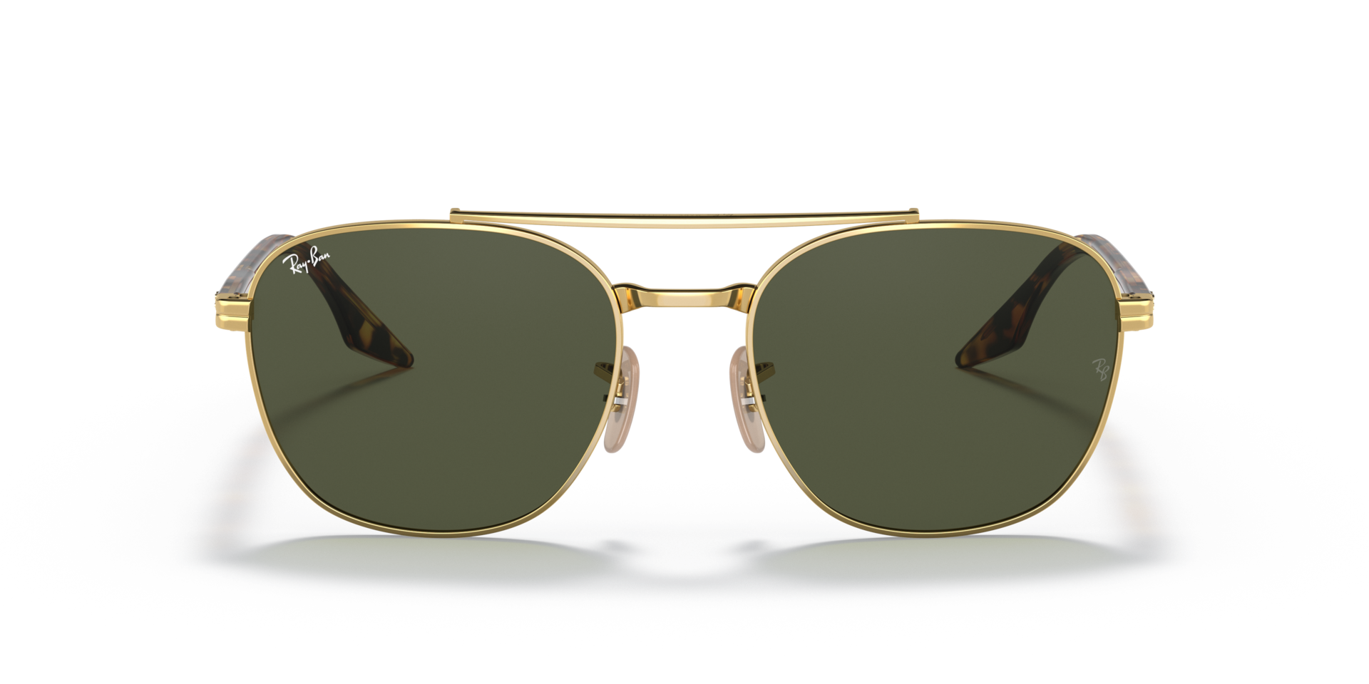 RB3688 Arista Gold MetallSunglass Frames von B24, Vorderansicht