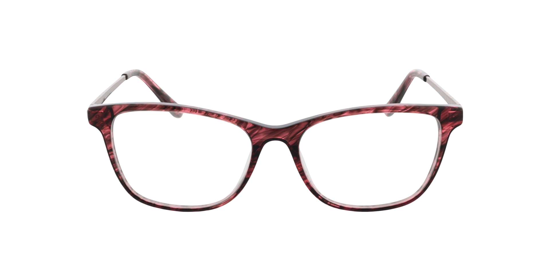 Lola Roze  &  lichtroze AcetaatEyeglass Frames van B24, Vooraanzicht
