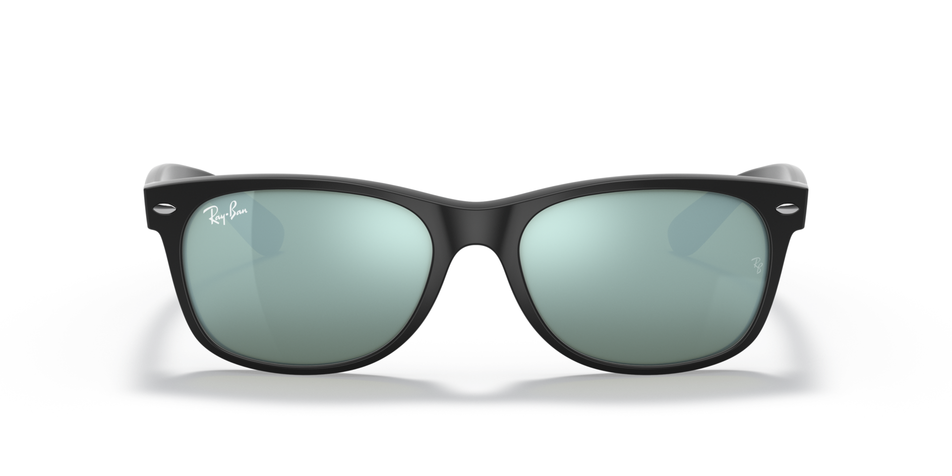 RB2132 Rubber Black KunststoffSunglass Frames von B24, Vorderansicht
