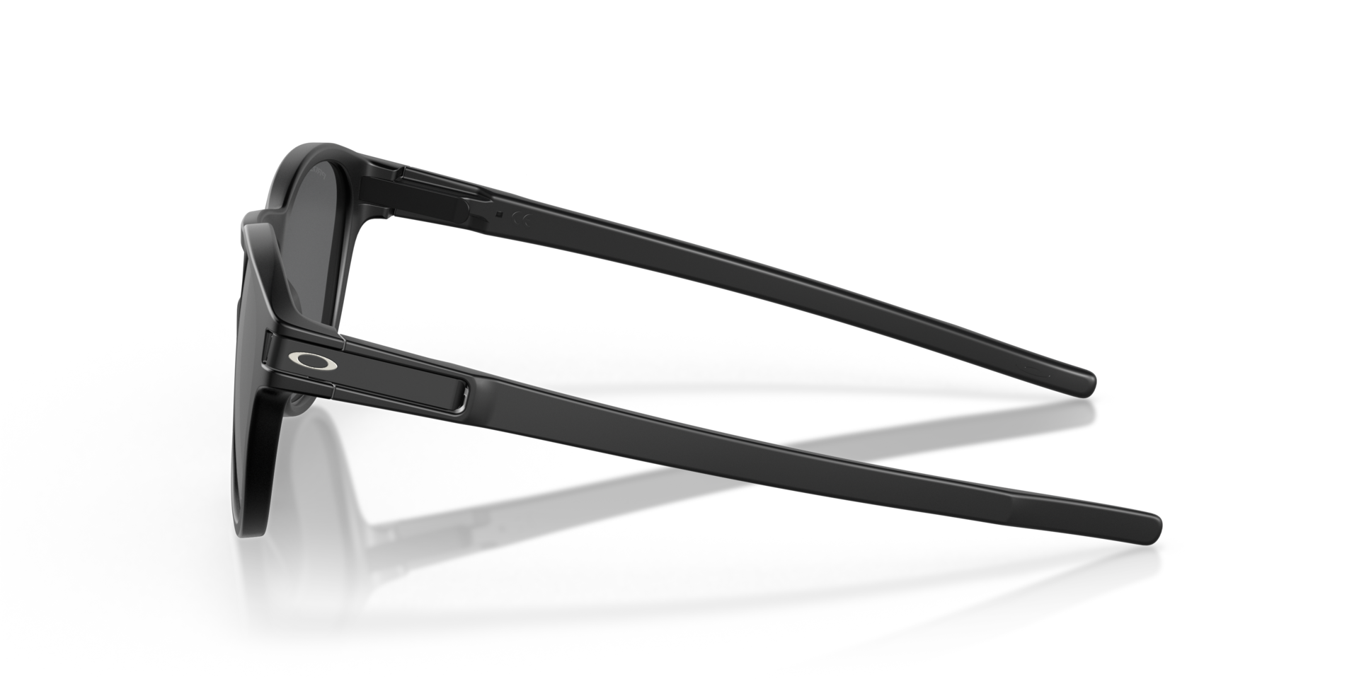 Latch™ Matzwart KunststofSunglass Frames van B24, Zijaanzicht